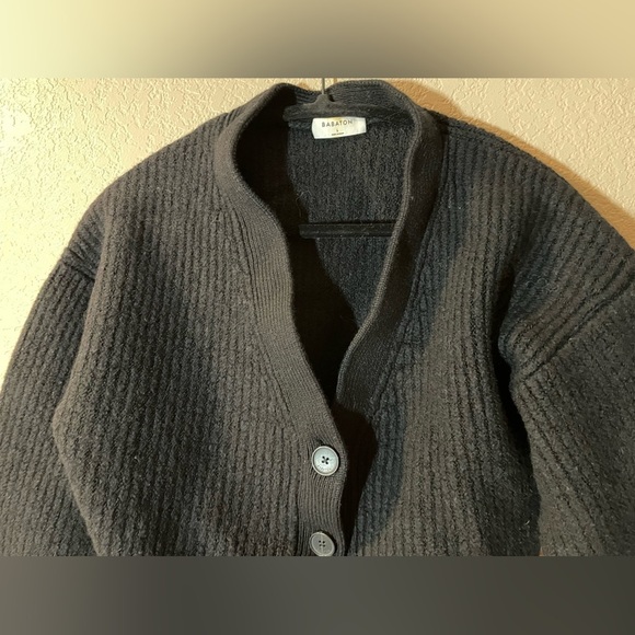 Aritzia Babaton Black Button-Up Cardigan - Picture 4 of 8